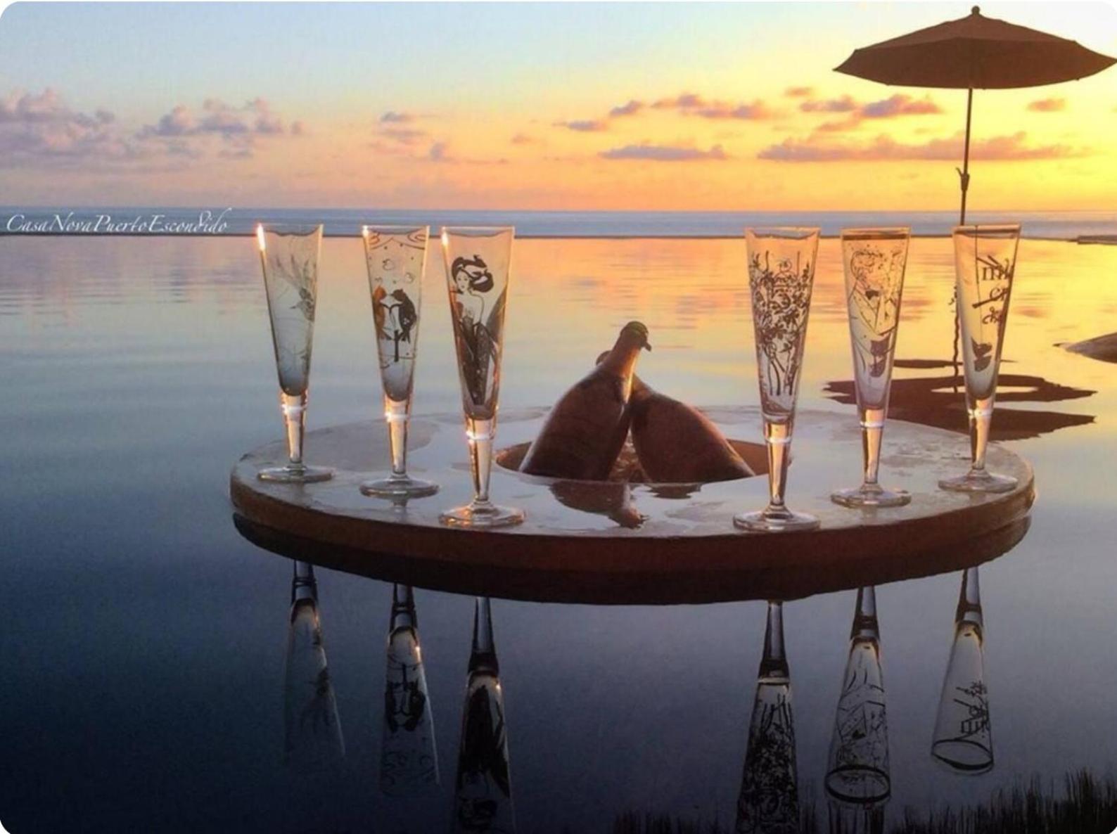 Casa Nova, Infinity Pool, Ocean View, Private Beach Acces, Starlink ปูแอร์โตเอสกอนดิโด ภายนอก รูปภาพ