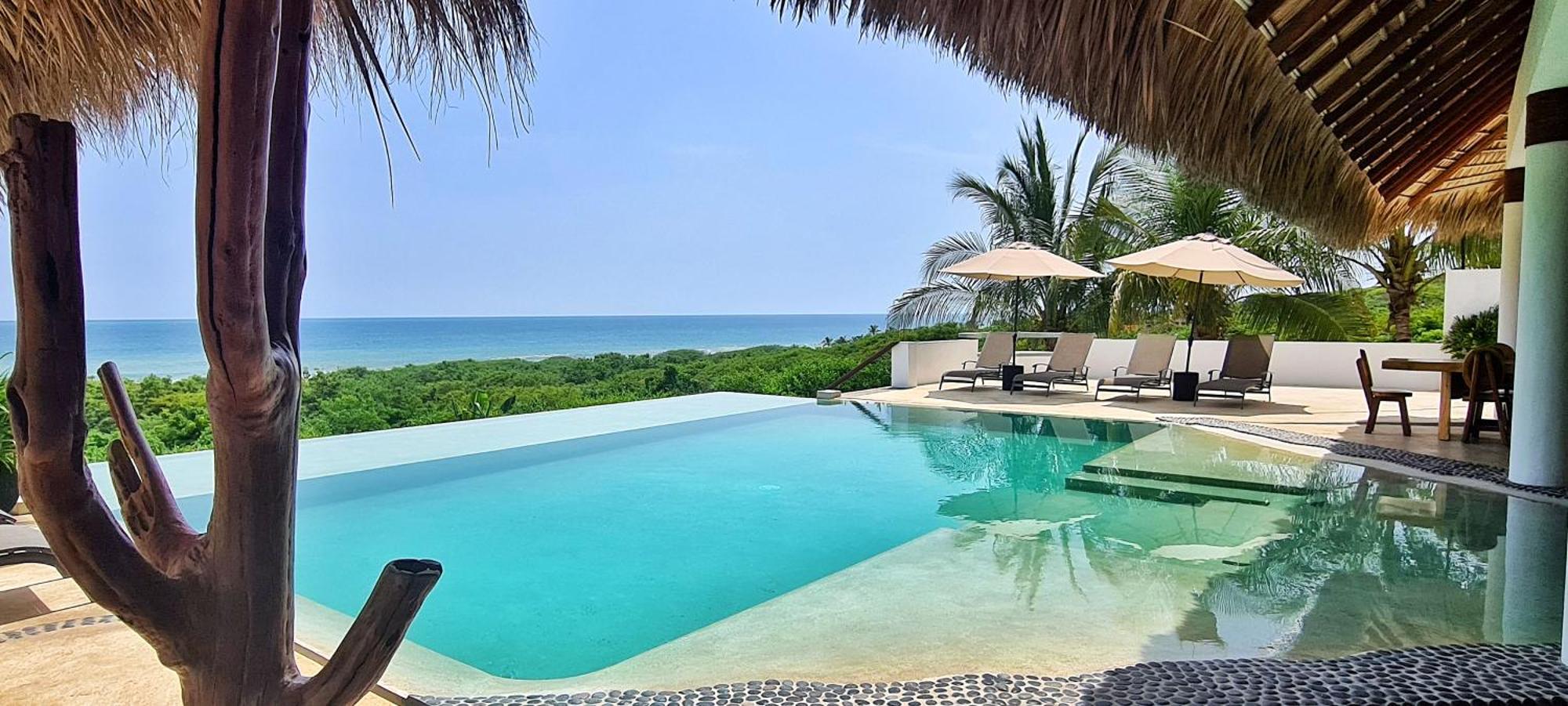 Casa Nova, Infinity Pool, Ocean View, Private Beach Acces, Starlink ปูแอร์โตเอสกอนดิโด ภายนอก รูปภาพ