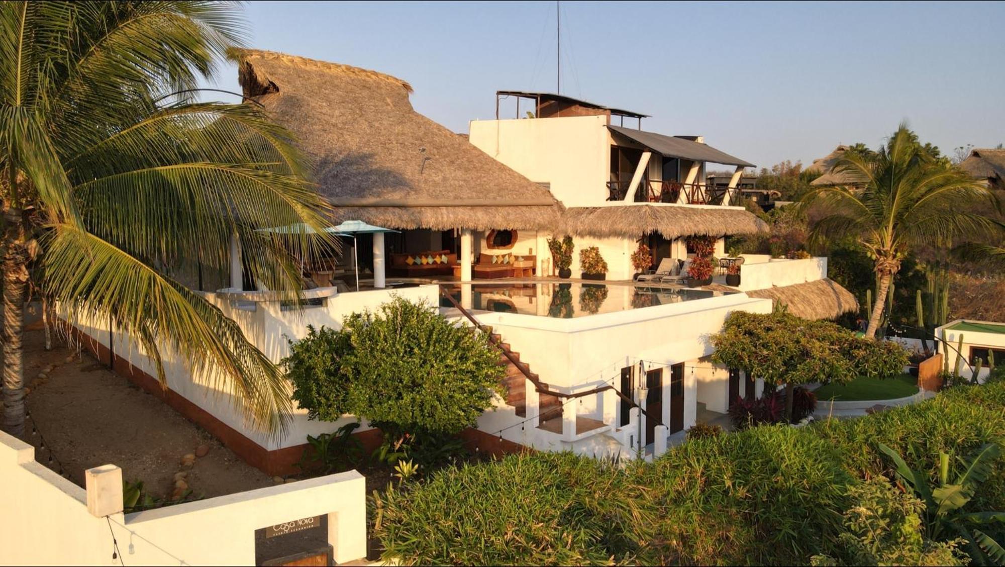 Casa Nova, Infinity Pool, Ocean View, Private Beach Acces, Starlink ปูแอร์โตเอสกอนดิโด ภายนอก รูปภาพ